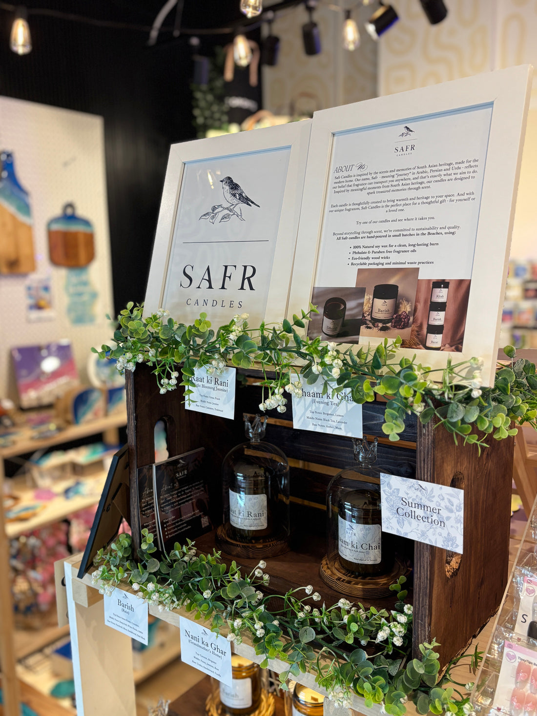 Find Safr Candles at Makers – The Beaches!